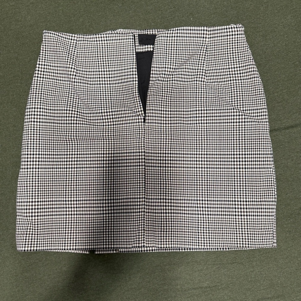 Rachel Zoe Black and White Mini Pencil Skirt - size 14